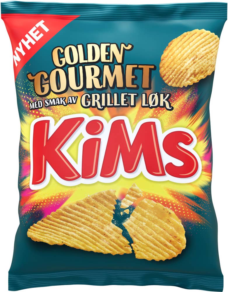 KiMs Golden gourmet grillet løk potetgull
