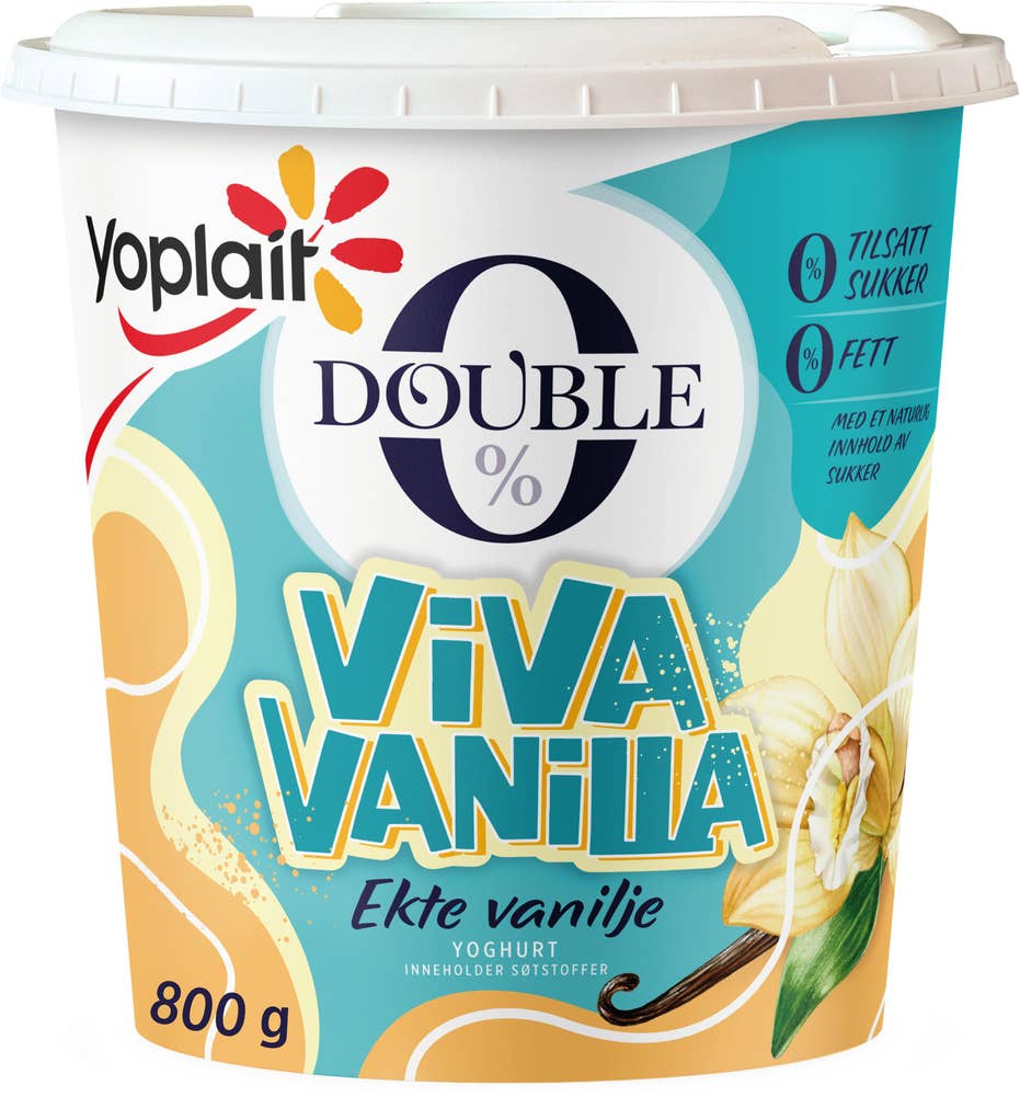 Yoplait Double 00% Yoghurt Viva Vanilla