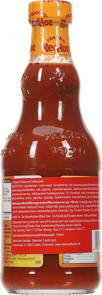 Frank's Buffalo Wings sauce