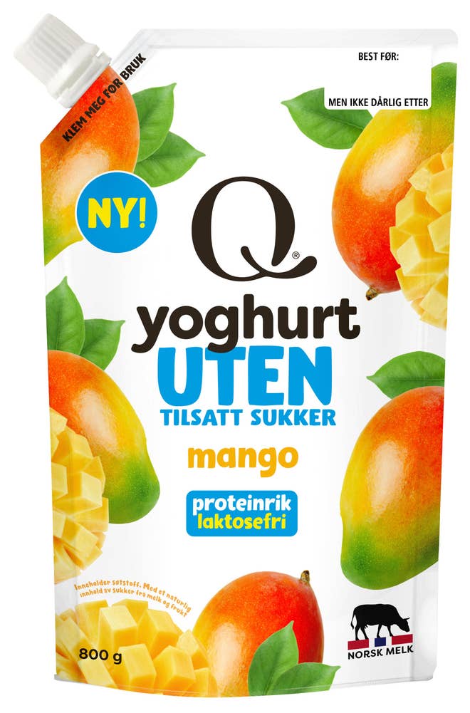 Q yoghurt mango Uten tilsatt sukker