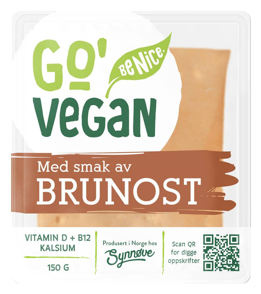 Go'Vegan med smak av brunost