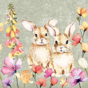 Serviett Floral friend 3 lag, 33 cm, 20 stk