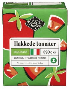 Kolonihagen Hakkede tomater Økologisk