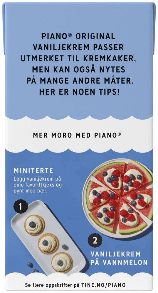 TINE Piano vaniljekrem