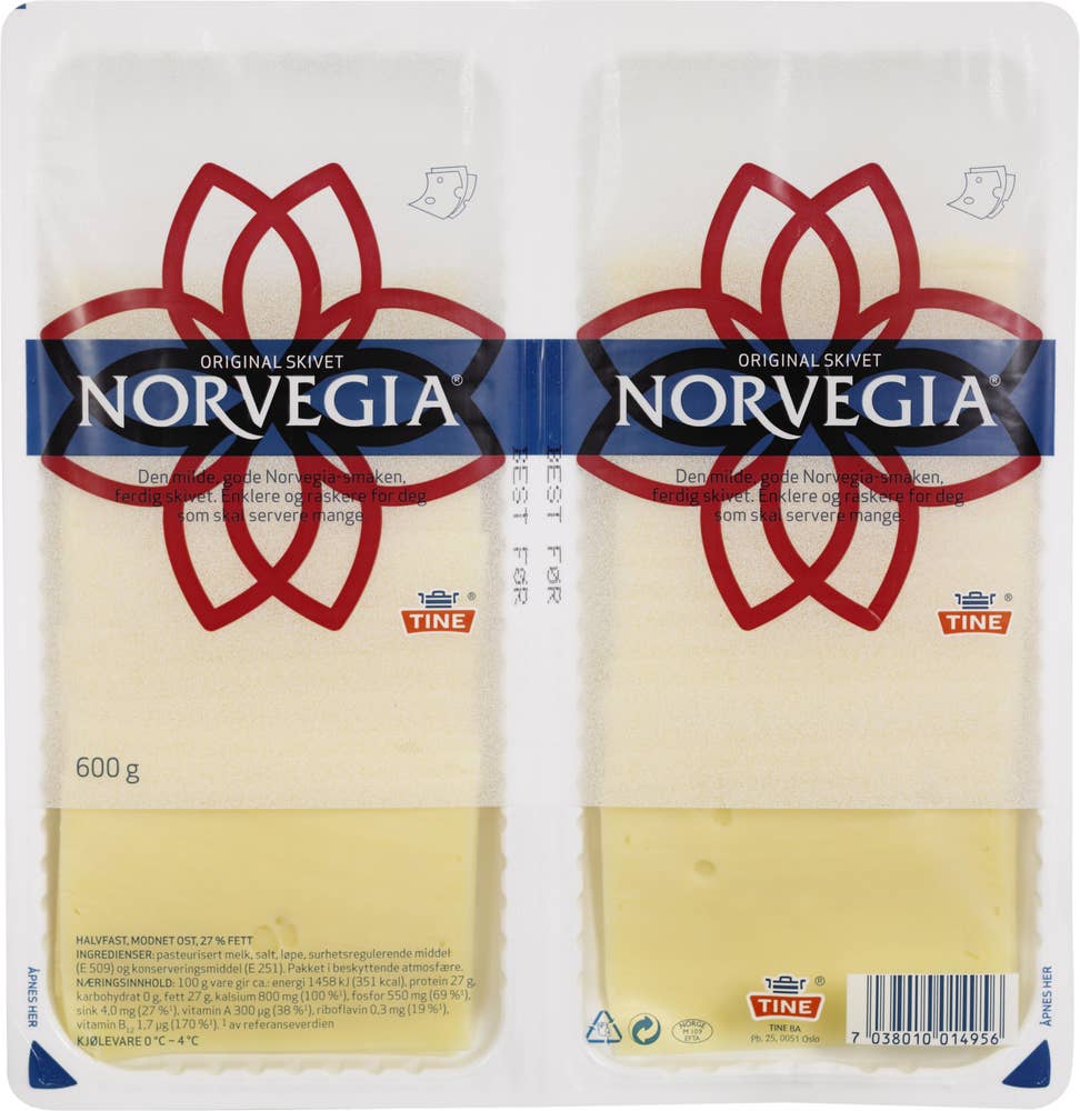 TINE Norvegia 27% Hotellbrett