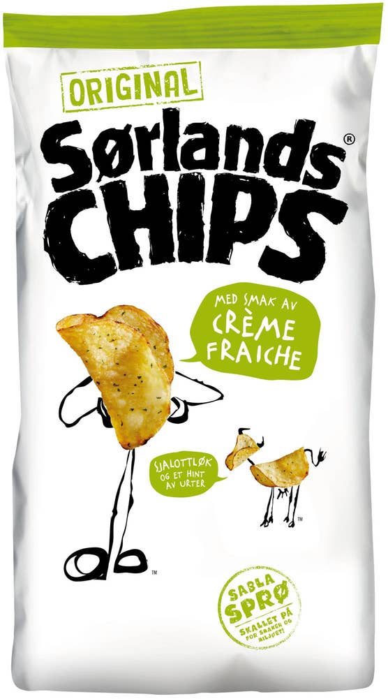 Sørlandschips Creme Fraiche