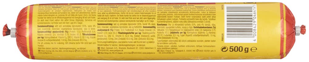 PEDIGREE Pølse til voksne hunder Med okse