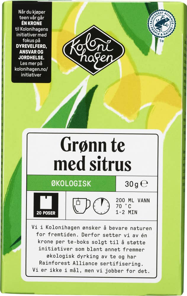 Kolonihagen Økologisk Grønn te