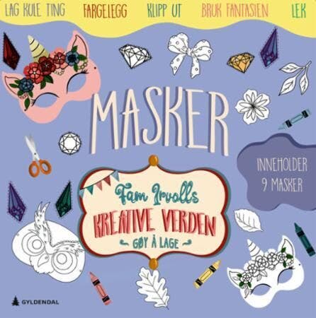 ARK Fam Irvolls Kreative Verden 9 stk masker