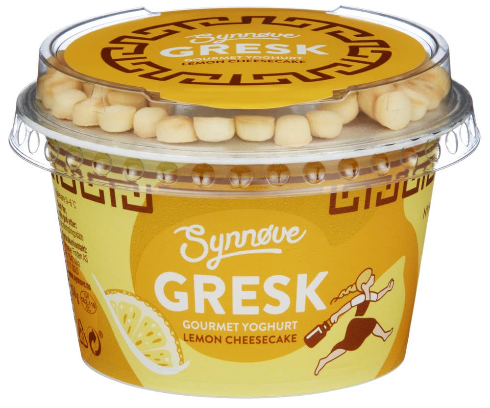 Synnøve Gresk Yoghurt Lemon Cheesecake