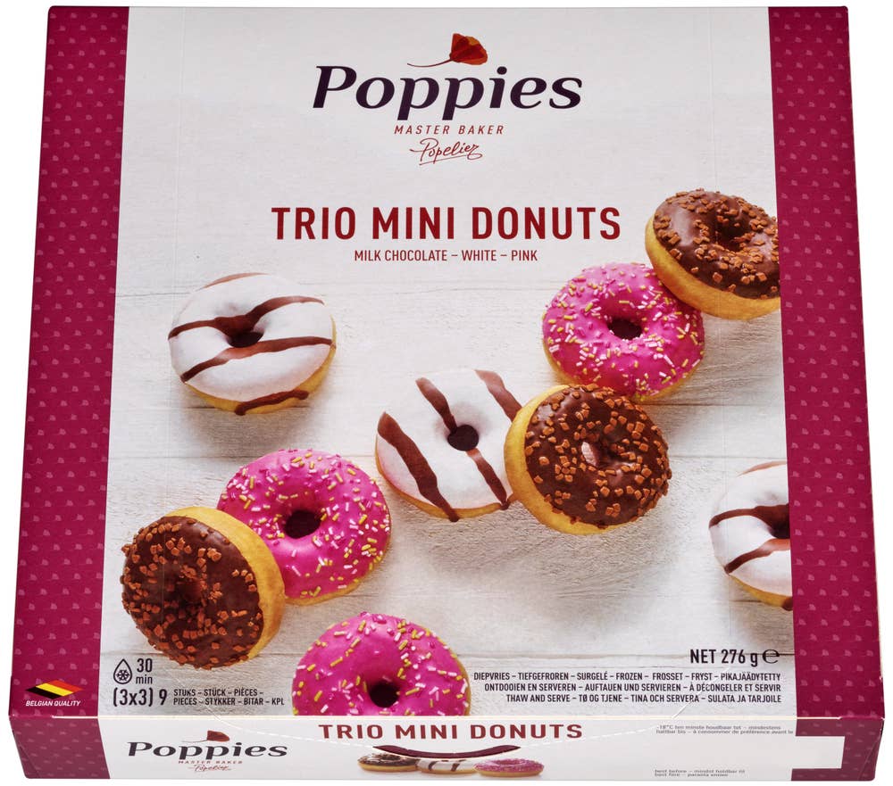 Poppies Mini Donuts 9 pk