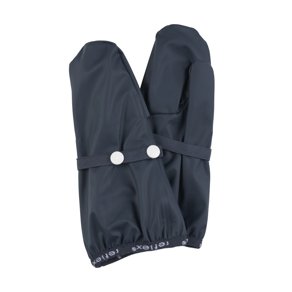 Reflex Regnvotter med fleece, marine Str. 1-2 år