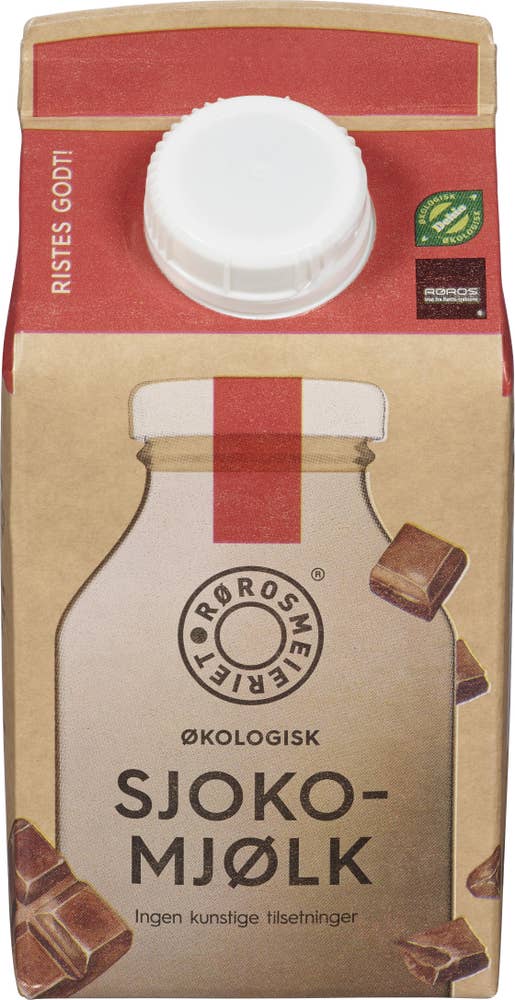 Rørosmeieriet Økologisk Fersk Sjokomjølk Laktosefri