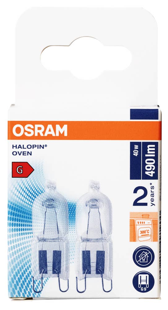 Osram Stekeovn lyspære 40W G9 230V