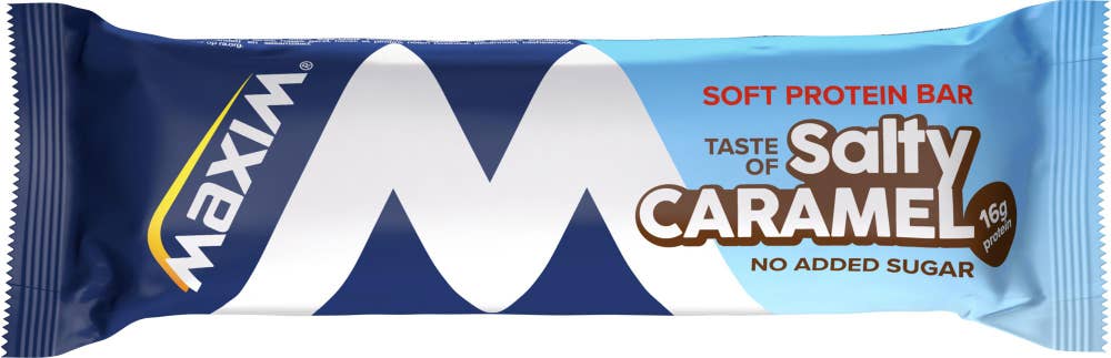 Maxim soft protein bar salty caramel
