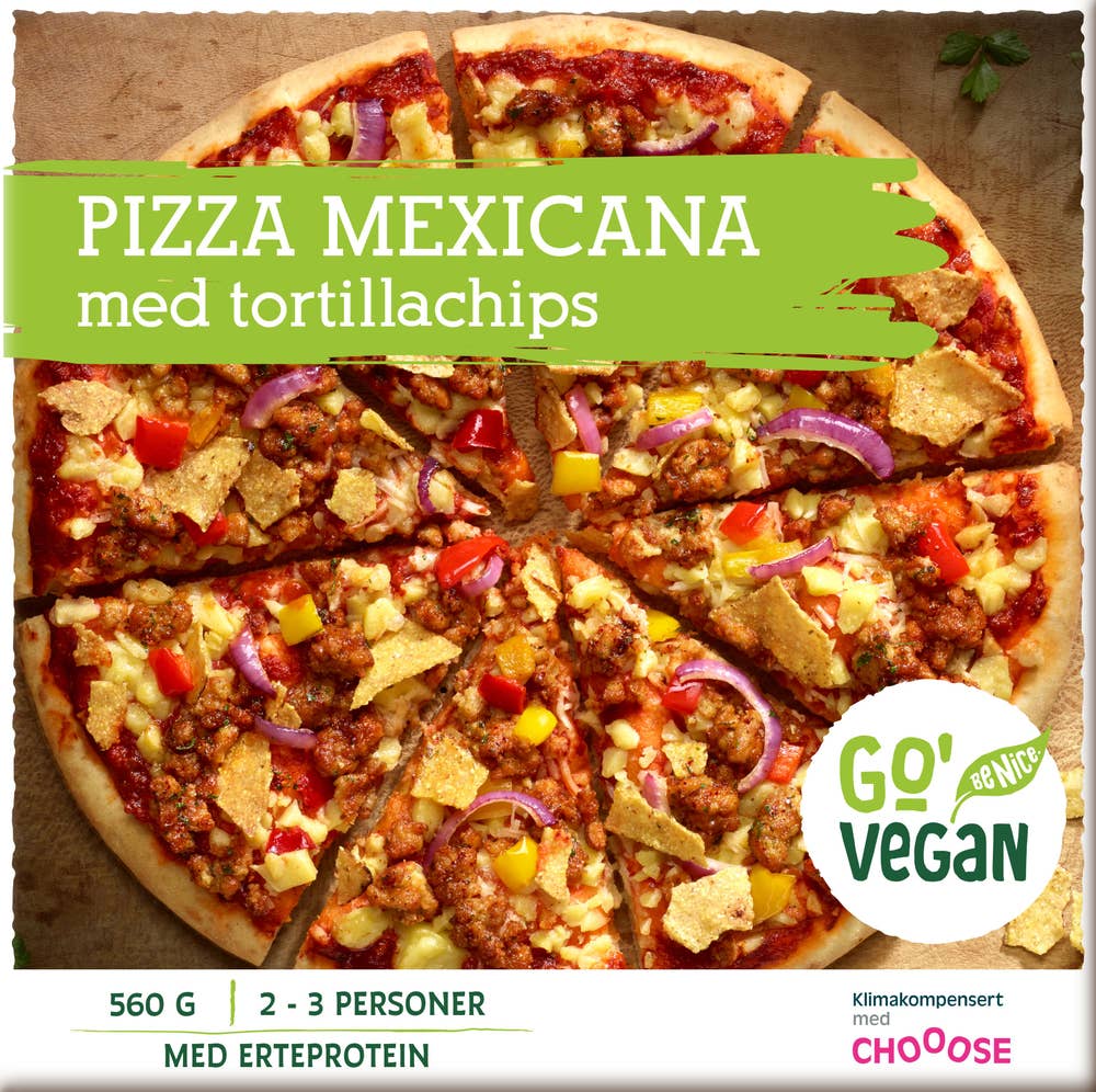 Go'Vegan Pizza Mexicana Vegansk