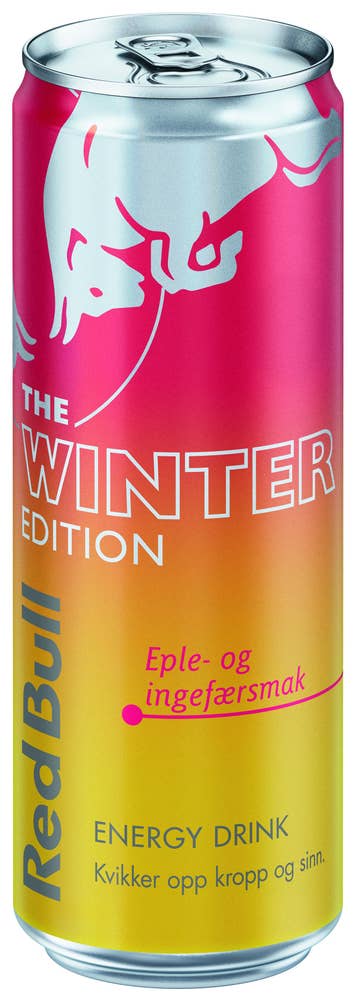 Red Bull Winter edition eple- & ingefærsmak