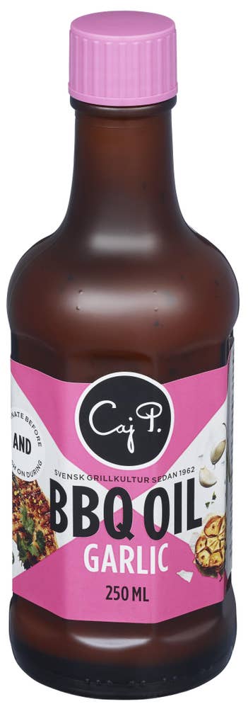 Display BBQ BBQ Oil Hvitløk