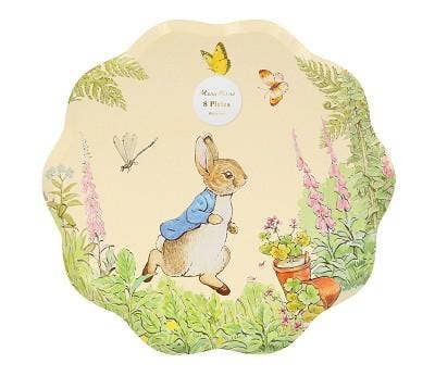 Sprell Papptallerkener Petter Kanin 8 stk