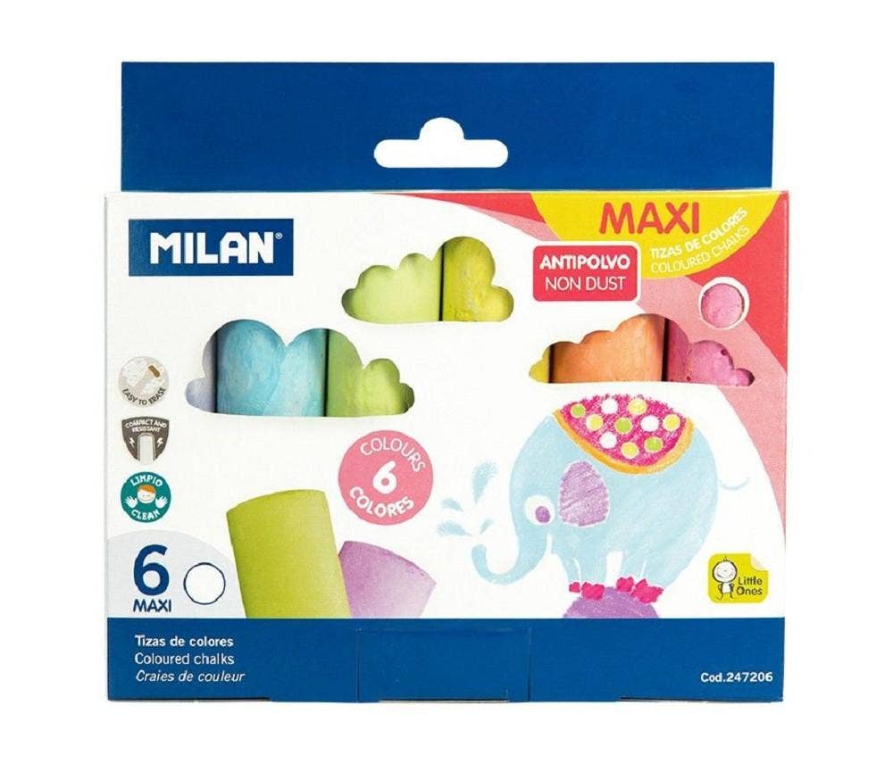 Sprell Gatekritt 6 stk farger