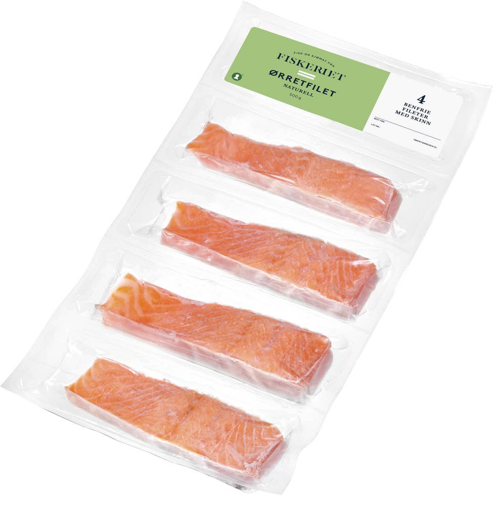 Fiskeriet Ørret i Lenke Med Skinn