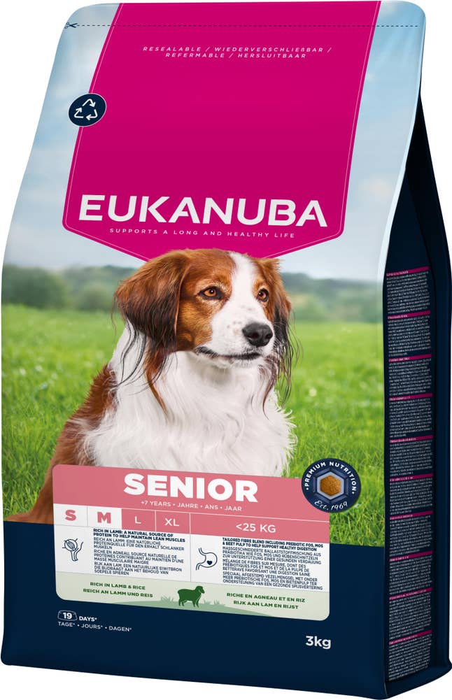 Eukanuba Tørrfôr for seniorhunder Small / medium breed