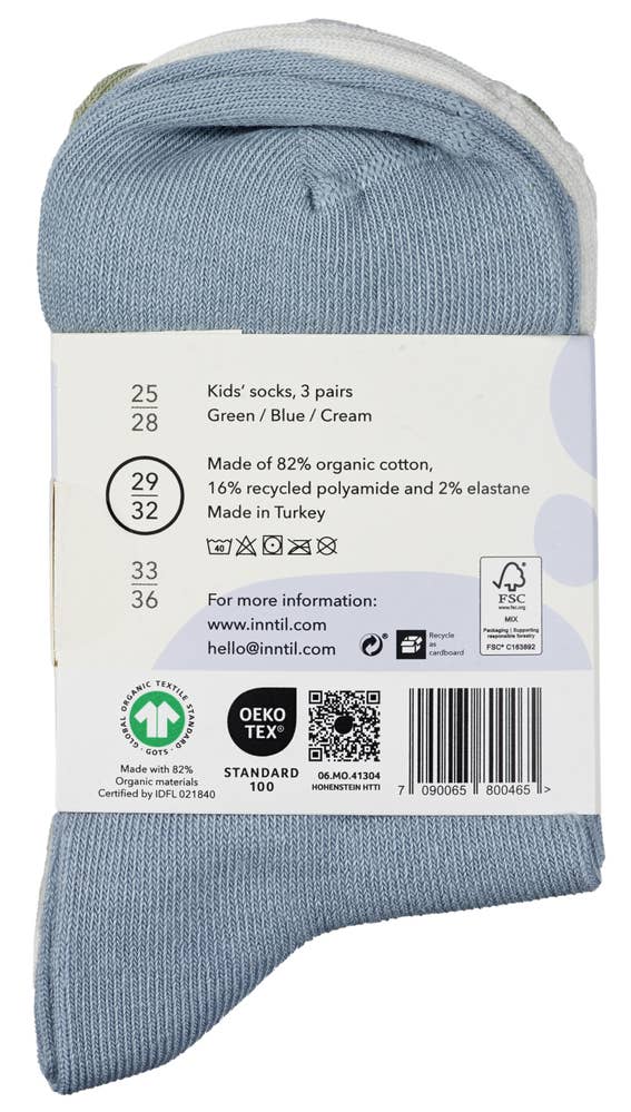 Inntil Sokker til barn Fargemiks, str. 29-32