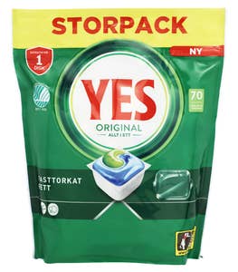 Yes Maskinoppvask original Alt-i-Ett