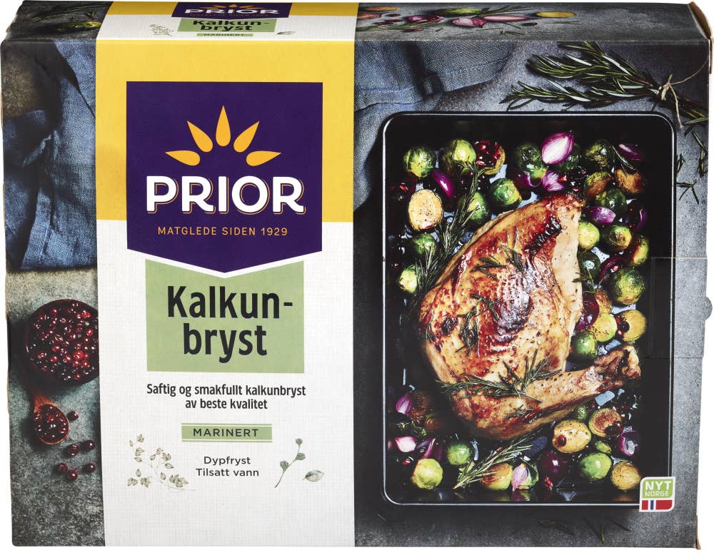 Prior Kalkunbryst marinert Fryst