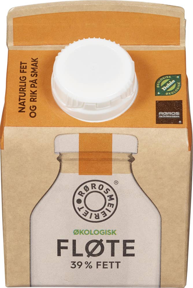 Rørosmeieriet Økologisk kremfløte 39% fett