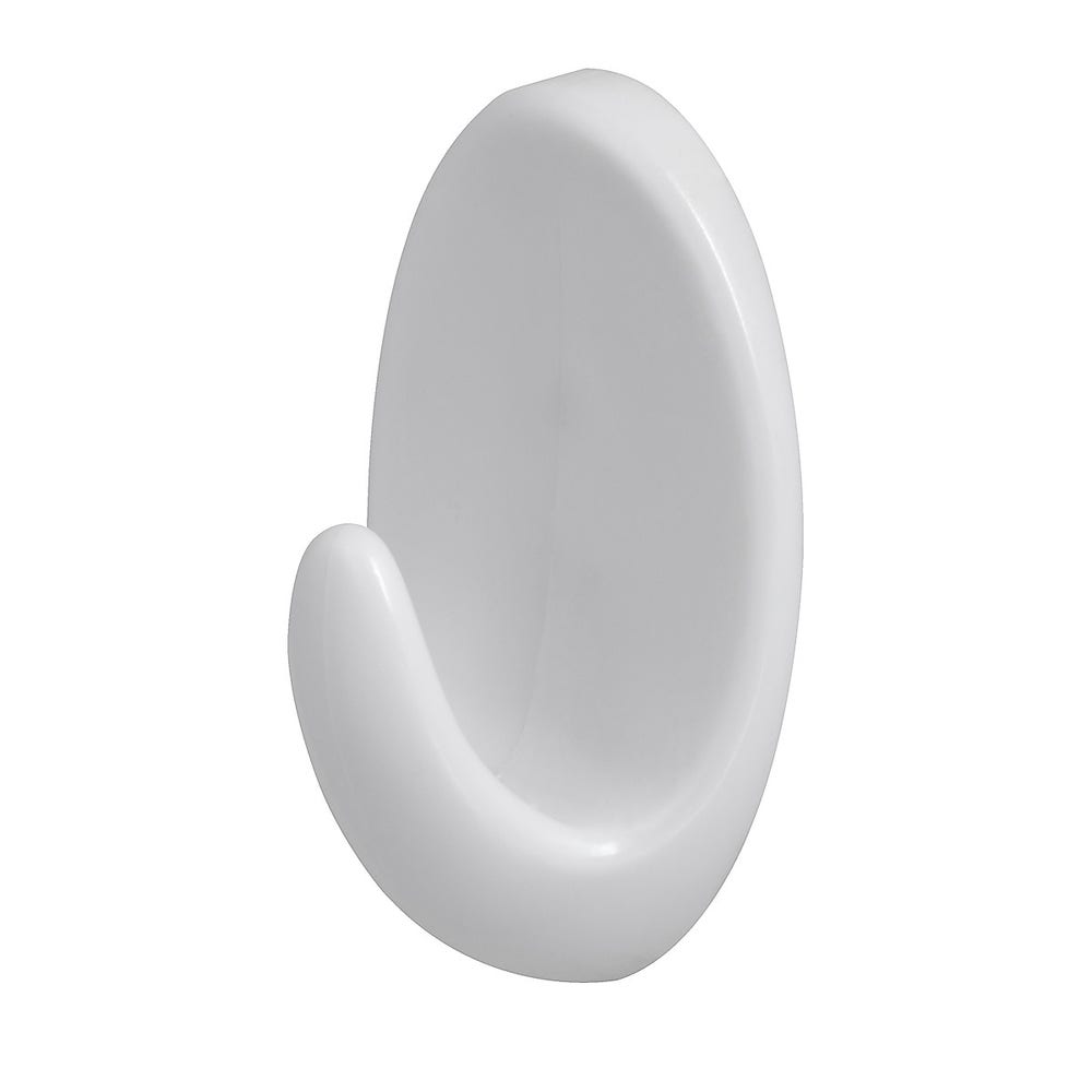 Clas Ohlson Selvheftende Krok Hvit