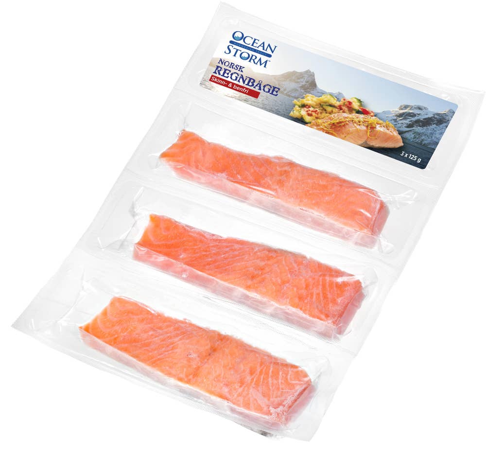 Ocean Storm Ørret filet uten skinn 3pk