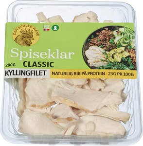Den Stolte Hane Kyllingfilet stekt og skivet naturell