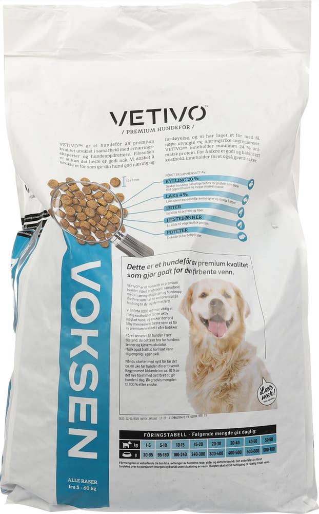 Vetivo Hundefôr Voksen