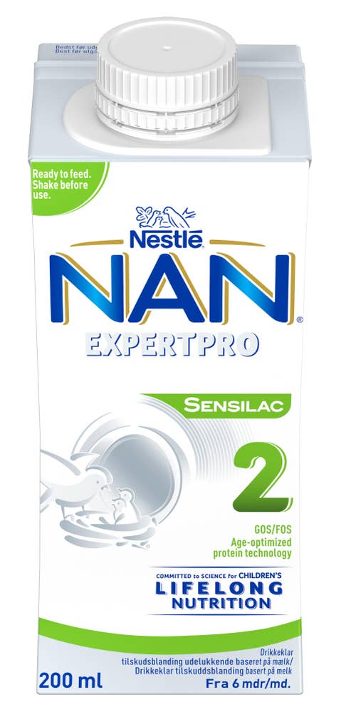 Nestlé Nan Sensilac drikkeklar NAN 2 Fra 6 mnd