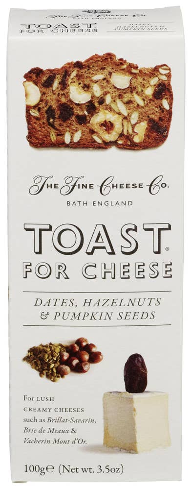 Fine Cheese Minitoast m/Dadler Dadler, Nøtter & Gresskarfrø