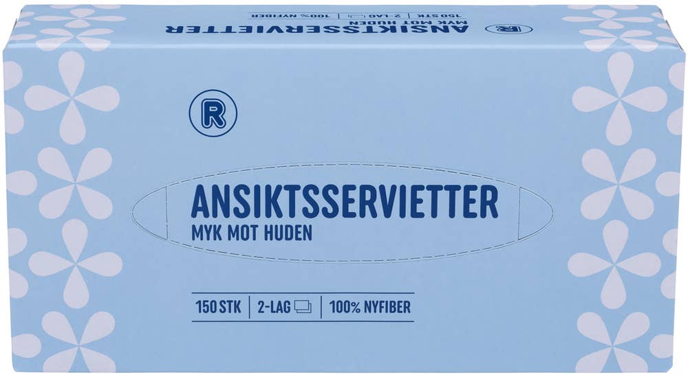 R Ansiktsservietter
