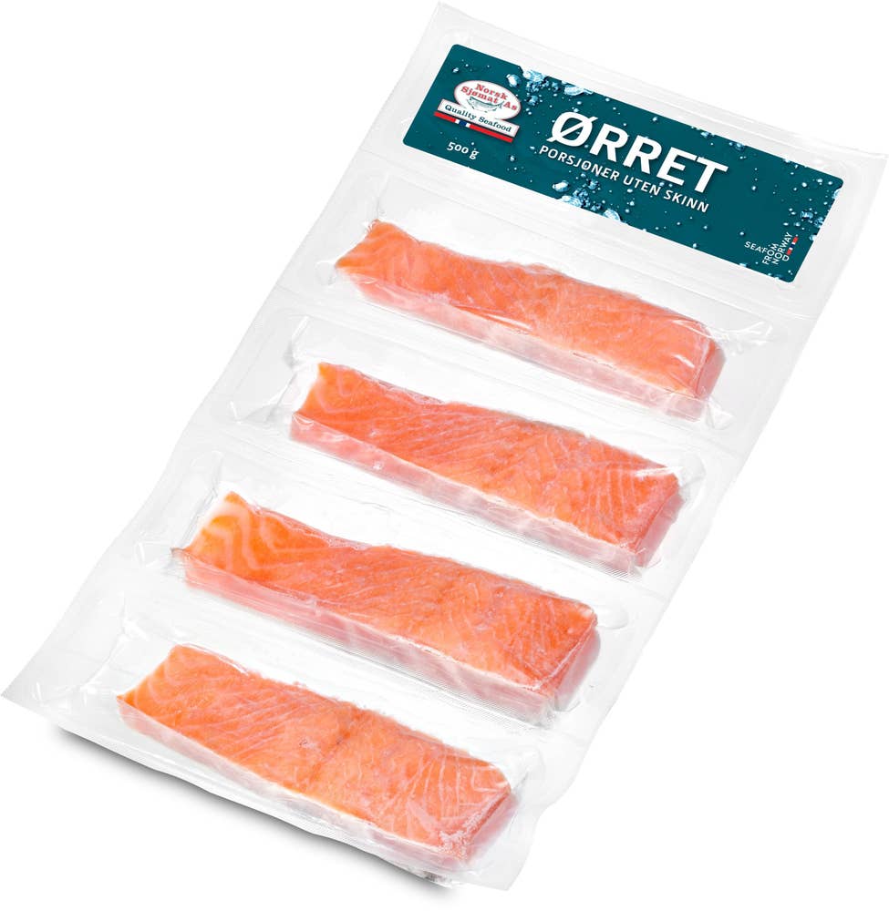 Norsk Sjømat AS Frossen Ørret i Lenke Uten Skinn
