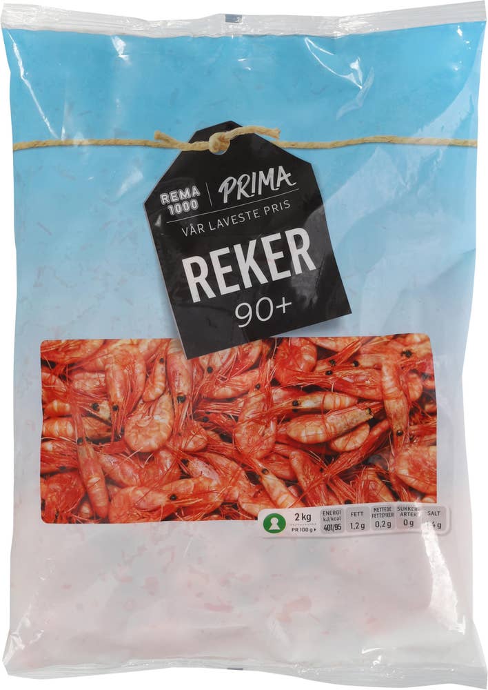 Prima Lavpris Frosne Små Reker Str 90+