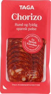 Taga Chorizo spekepølse Skivet