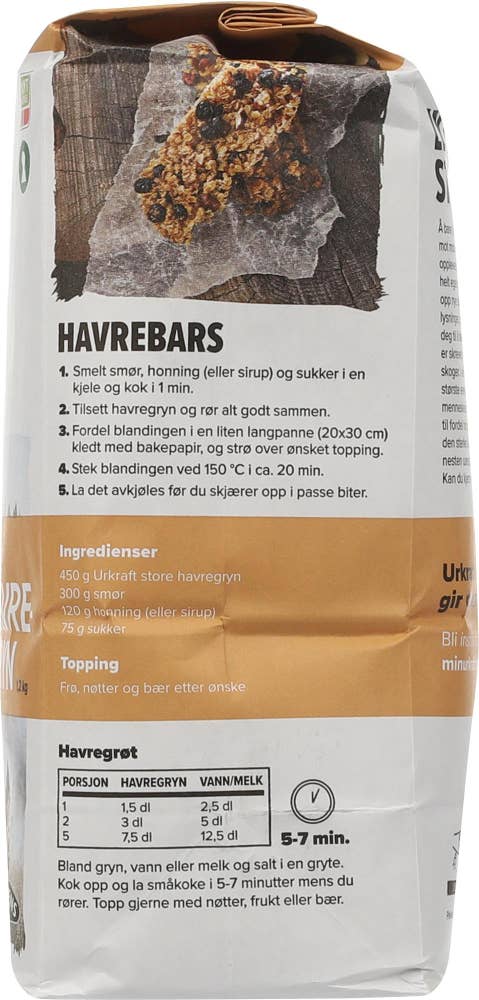 Urkraft Store Havregryn