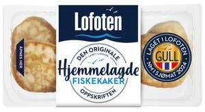 Lofoten Hjemmelagde fiskekaker 60%, 7 Stk