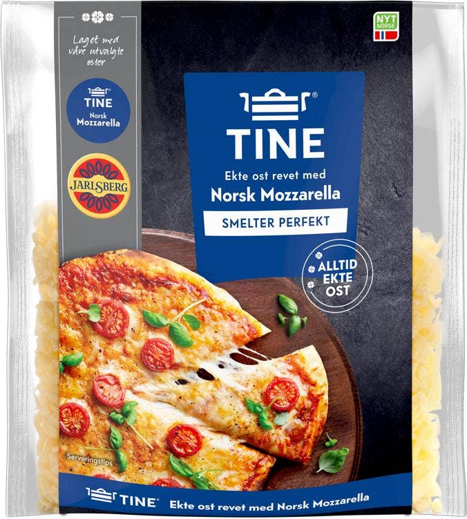 Tine Ekte Ost Revet med Norsk Mozzarella