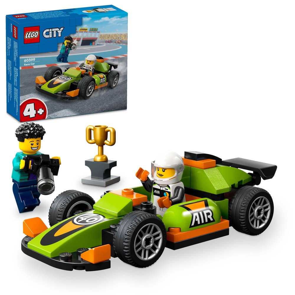 Sprell LEGO® City Grønn racerbil