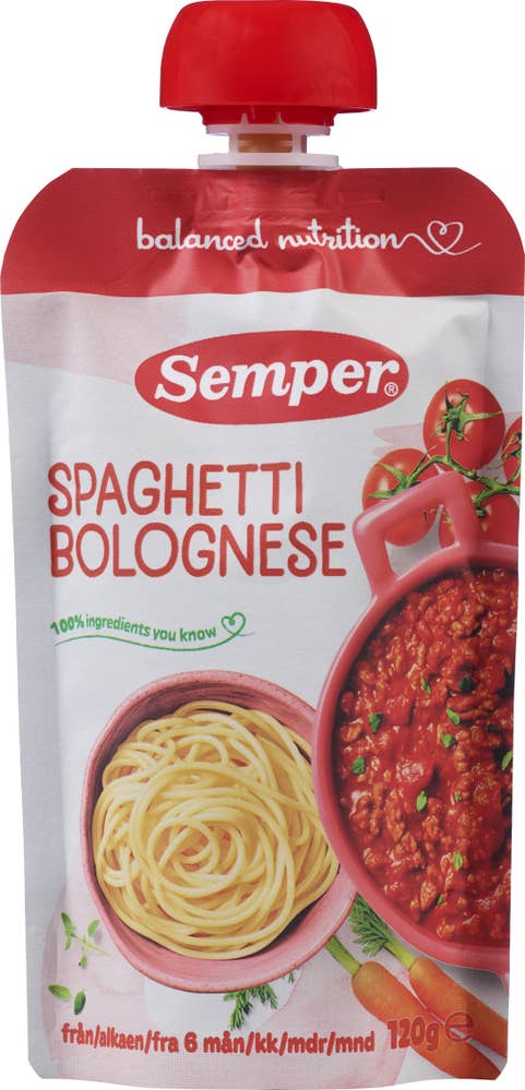 SEMPER Spaghetti bolognese