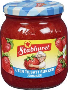 Stabburet Jordbærsyltetøy Uten tilsatt sukker