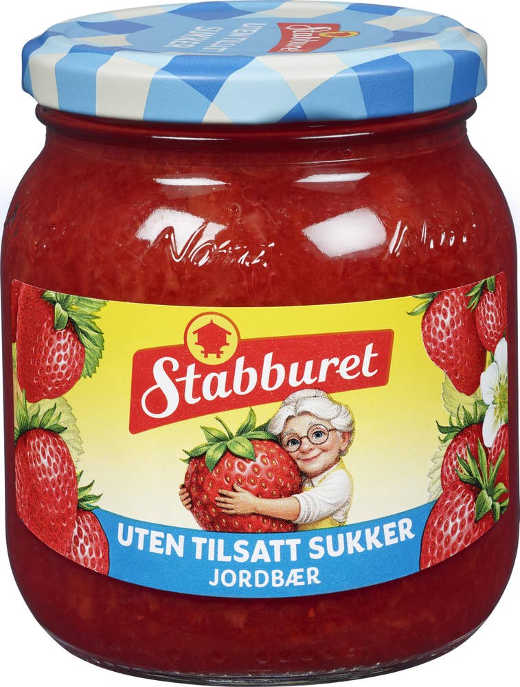 Stabburet Jordbærsyltetøy Uten tilsatt sukker