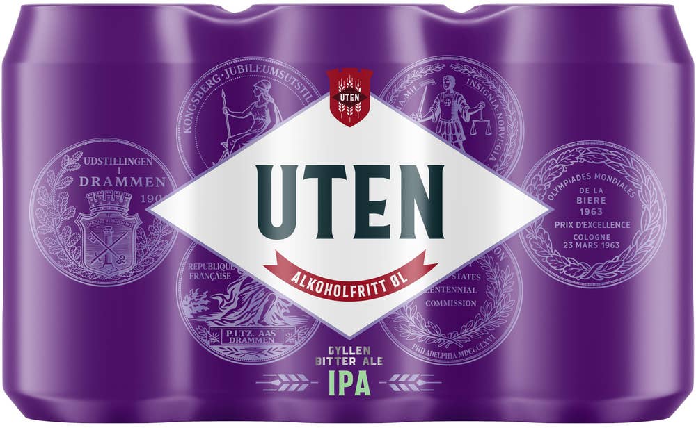Aass Bryggeri Aass UTEN IPA 6x0,33 l