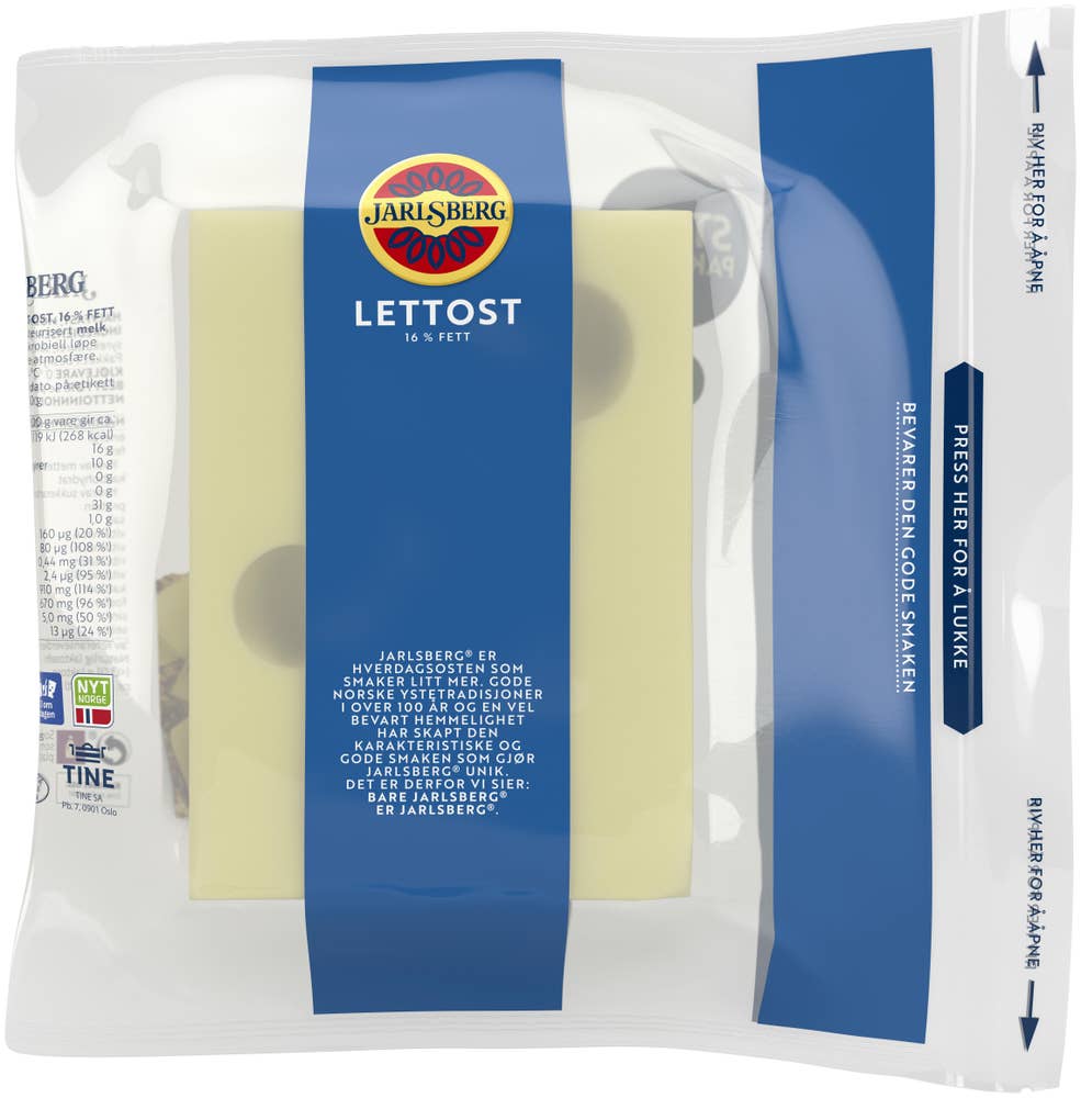 TINE Lett Jarlsberg 16%