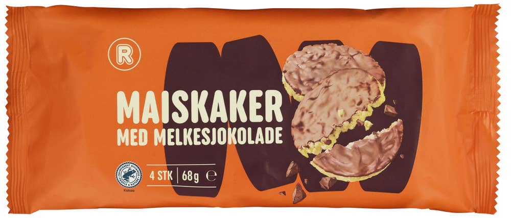 R Maiskake med sjokolade